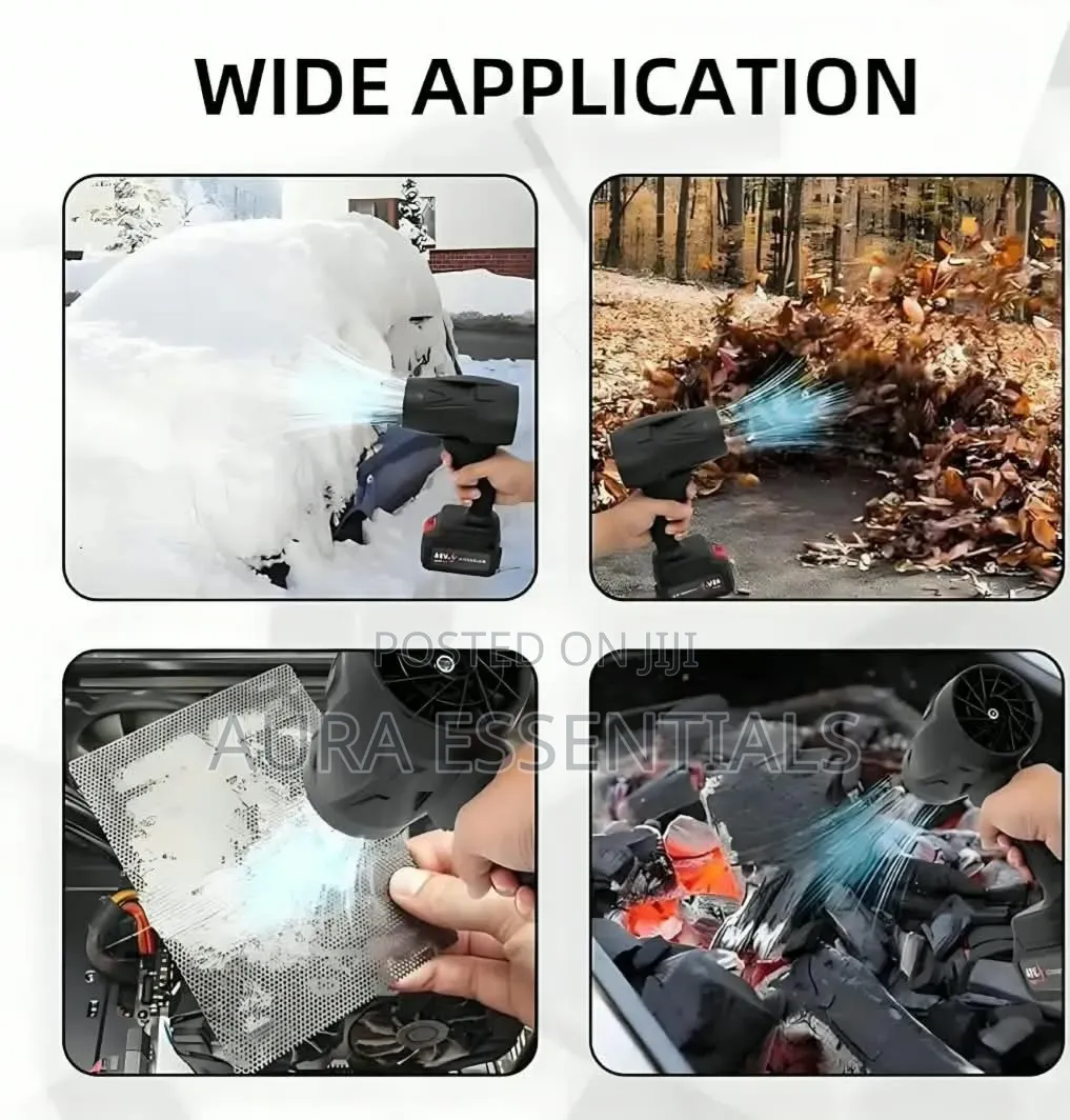 Cordless Heavy-Duty Leaf Blower(Turbo Jet Blower)