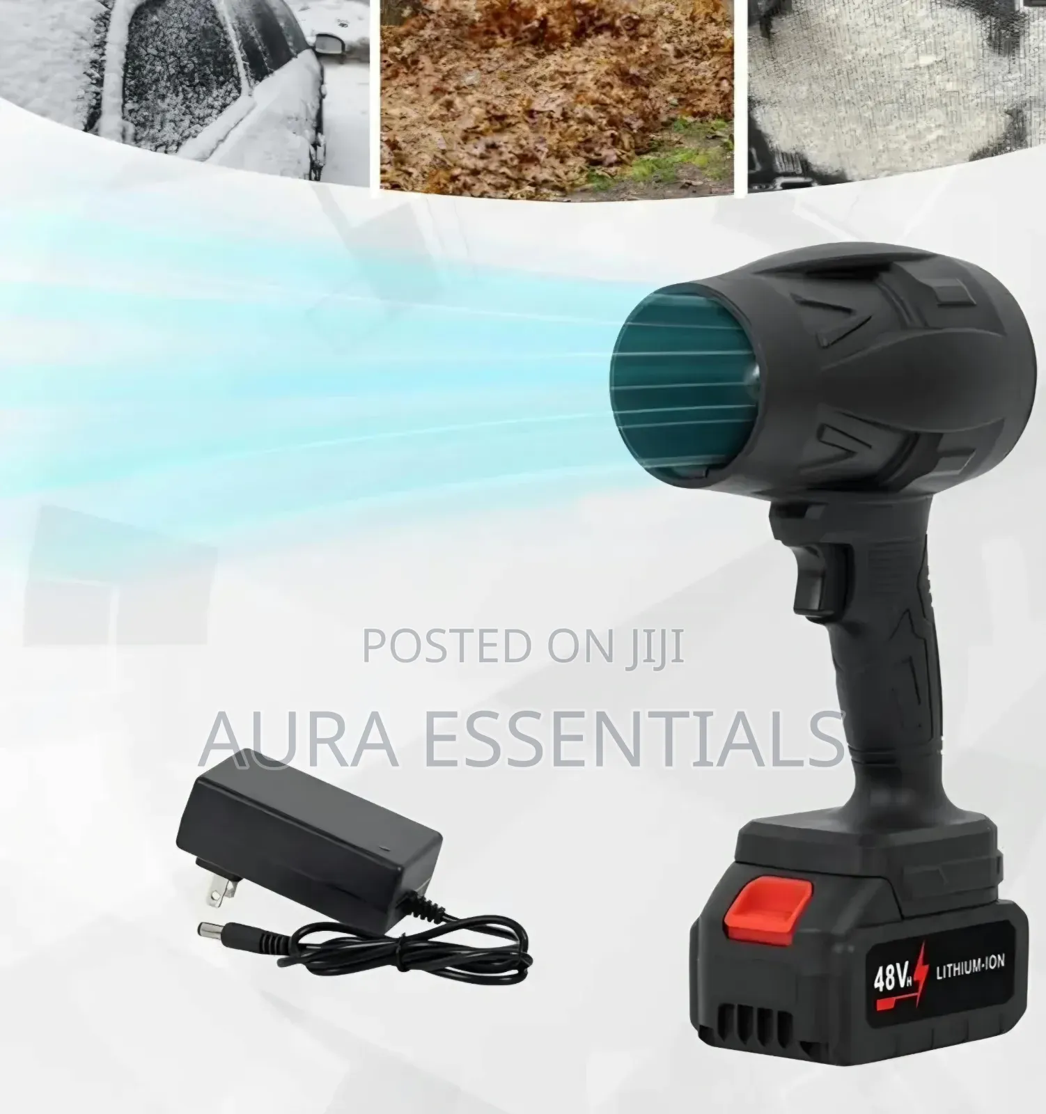 Cordless Heavy-Duty Leaf Blower(Turbo Jet Blower)