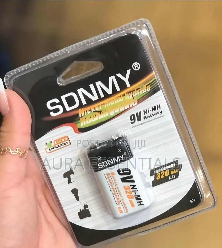 SDNMY 9V Ni-Mh Rechargeable Battery
