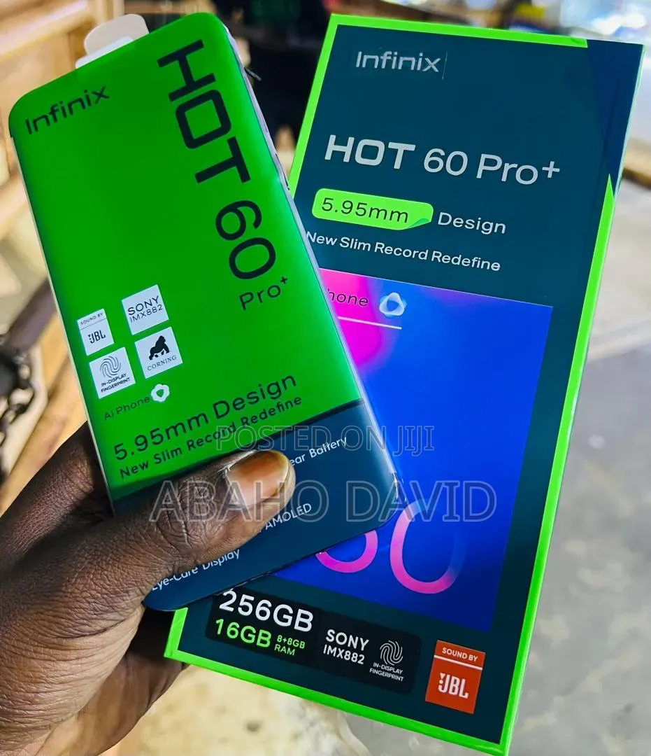 New Infinix Hot 60 Pro+ 256 GB Black
