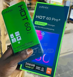 New Infinix Hot 60 Pro+ 256 GB Black