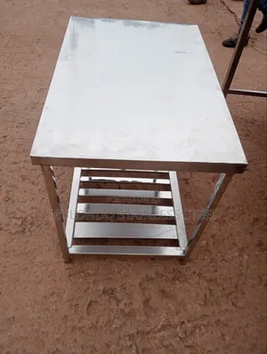 Stainless Working Table Double
