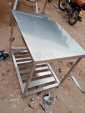 Stainless Working Table Double
