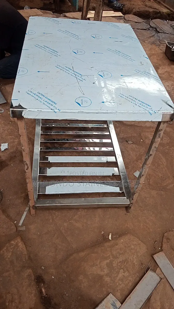 Stainless Working Table Double