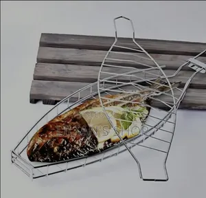Portable Wire Mesh Fish Grill Basket