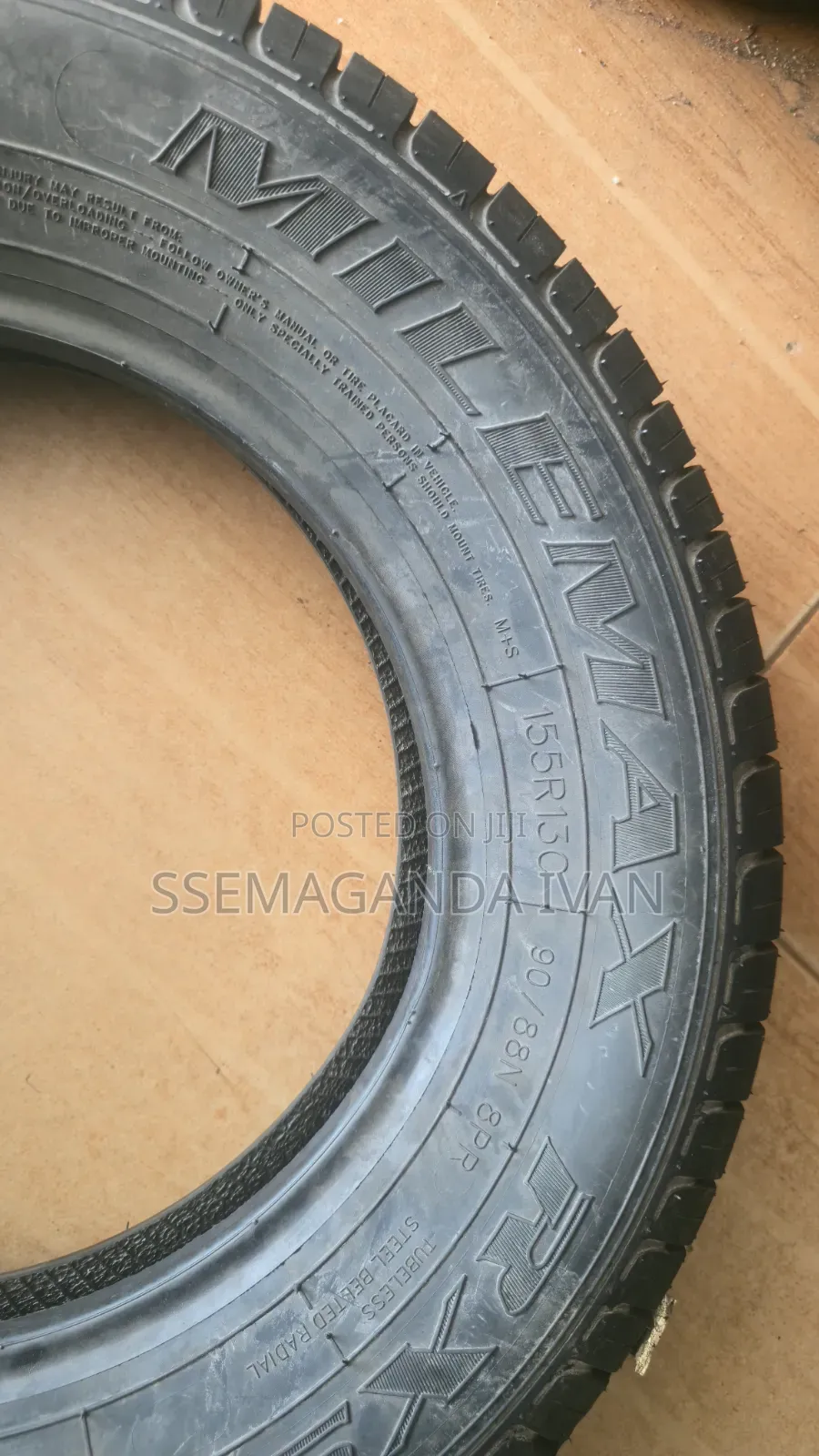 155r13C Milemax Brand New Tyres