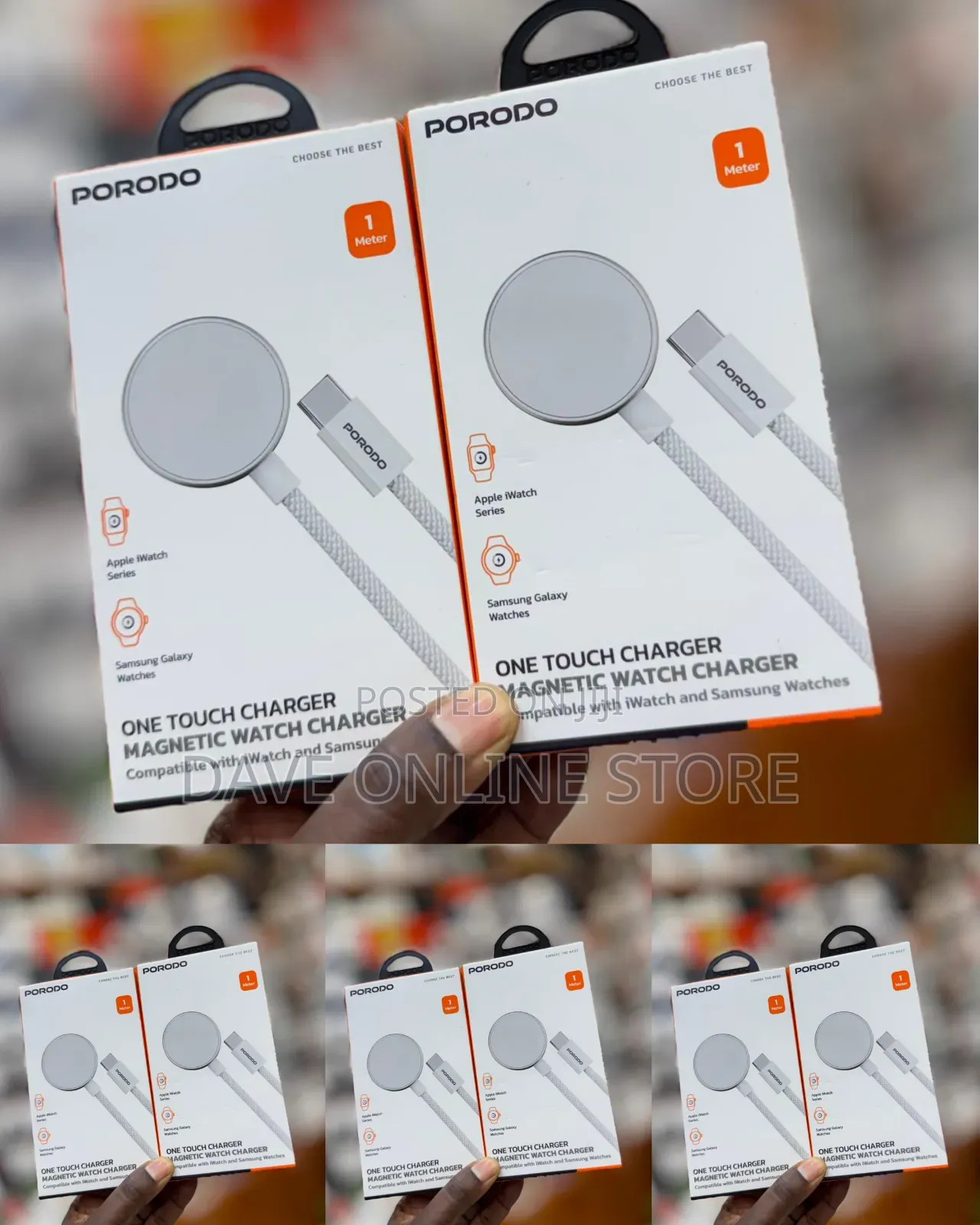 Porodo One Touch Charger Magnetic