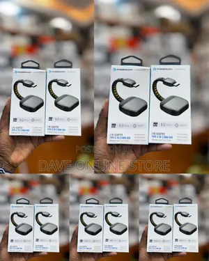 Powerology 2-in-1 Type-C to 3.5mm AUX Adapter