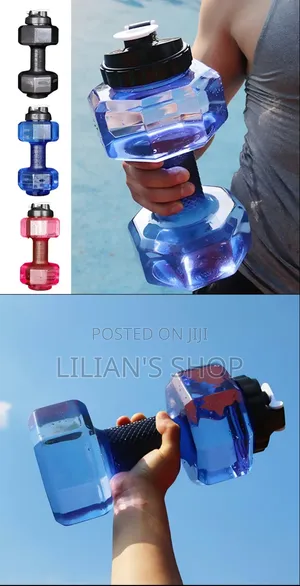 2200ml Sportteer Dumbbell Water Bottle Water