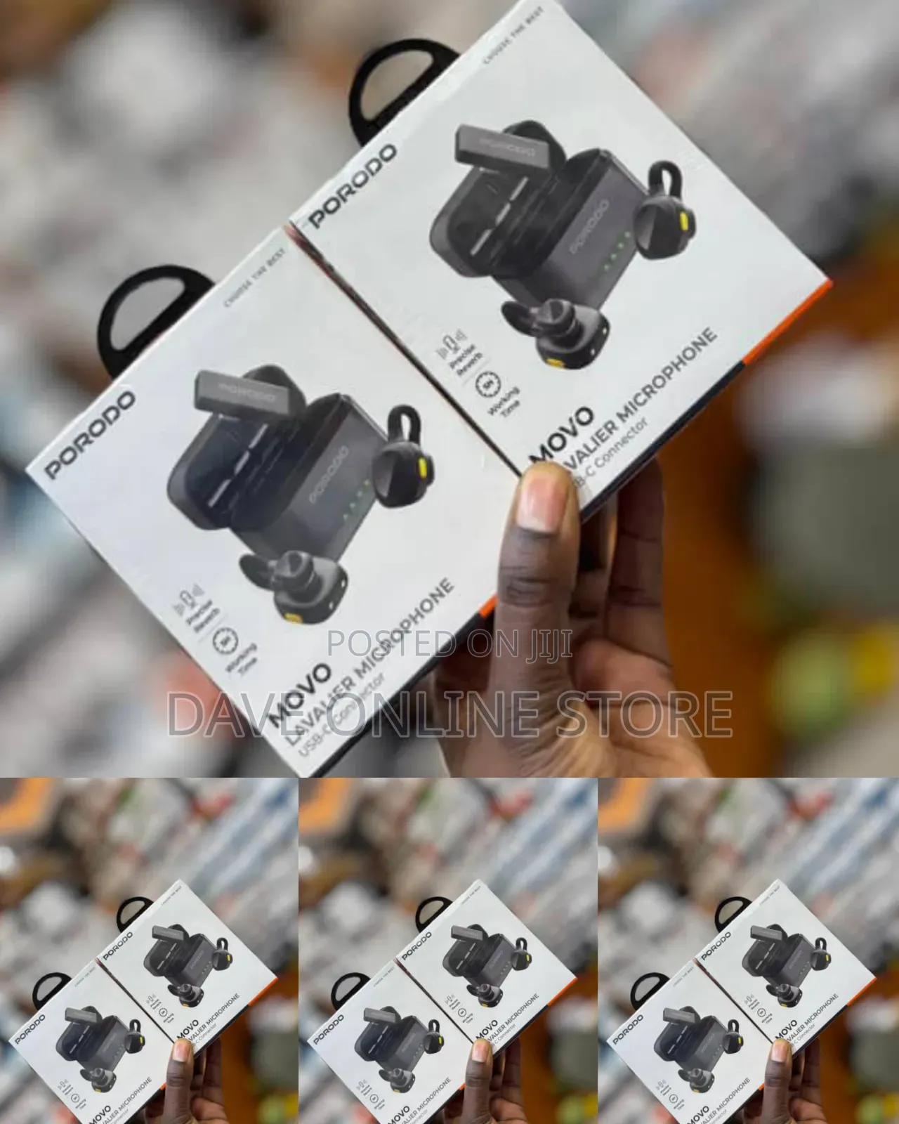 Porodo Movo Wireless Lavalier Microphone
