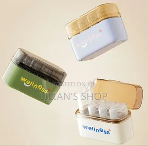 Portable Multi-Compartment Pill Organizer