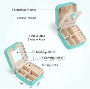 Mini Travel Jewelry Organizer Case