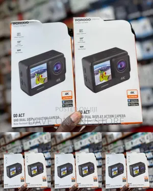 Porodo Go Act UHD Dual Display Action Camera.