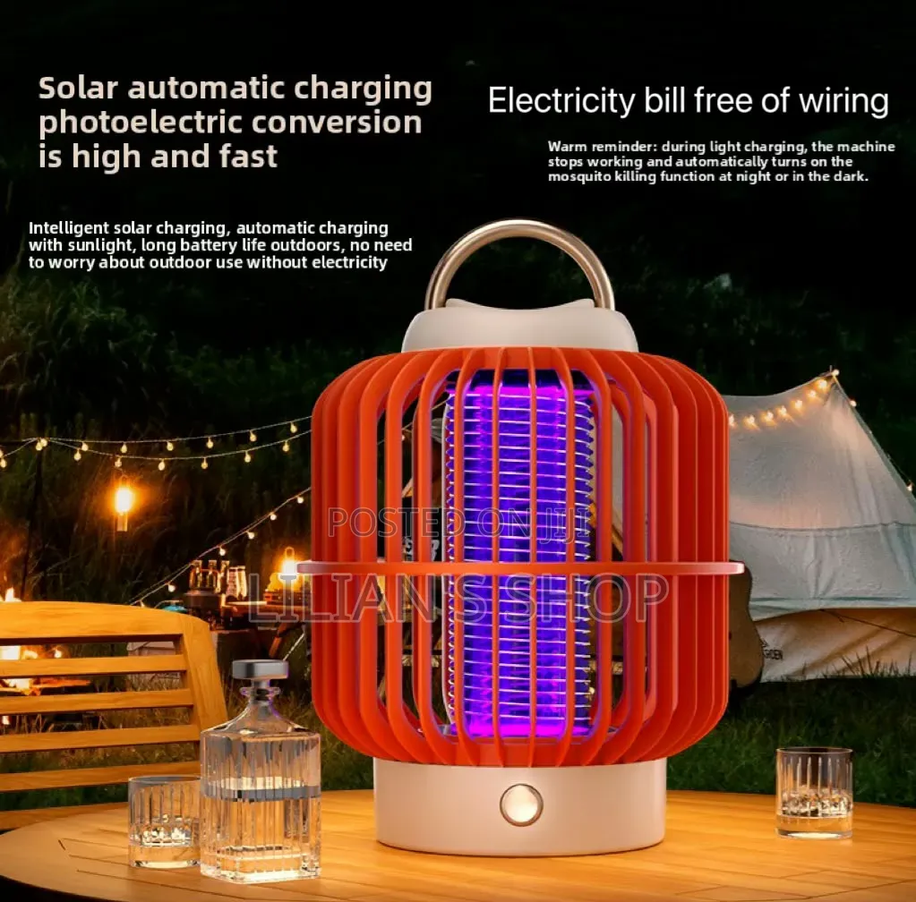 2-in-1 Rechargeable LED Lighting Electric Shock Mosquito Killer Lamp