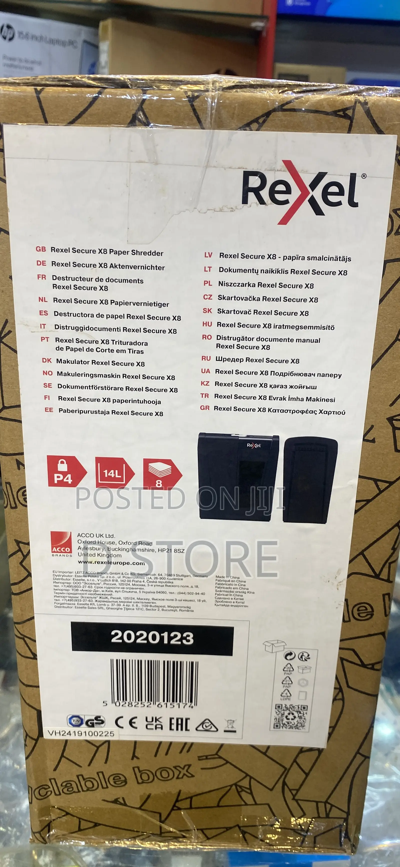Rexel Secure X8 Paper Shredder