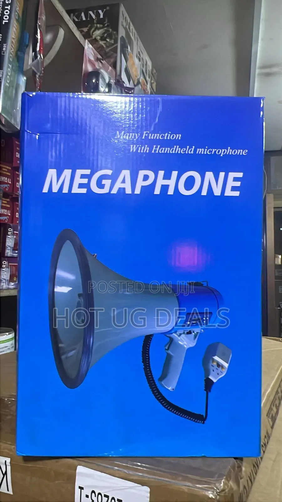 Portable 50W Megaphone Speaker With USB, SD Card MP3 Player, Recording