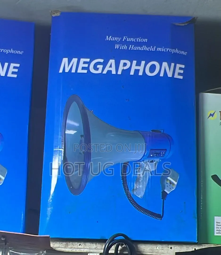 Portable 50W Megaphone Speaker With USB, SD Card MP3 Player, Recording