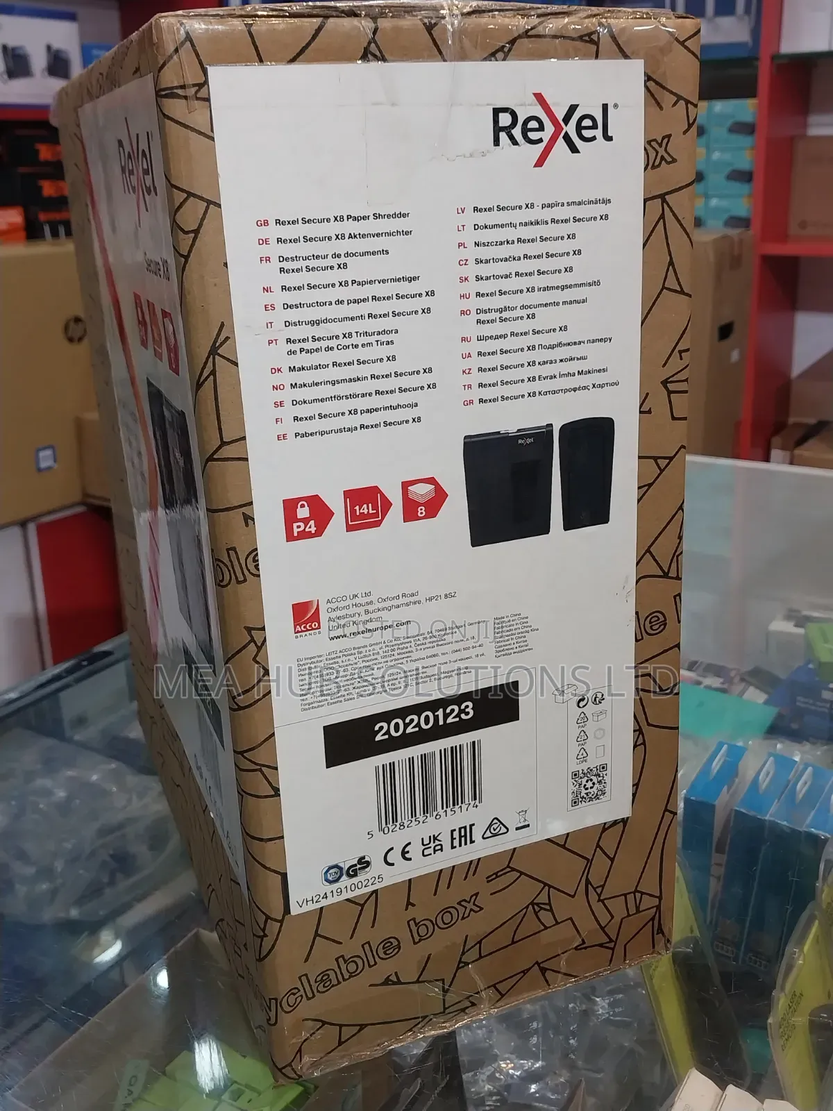 Rexel Secure X8 Paper Shredder