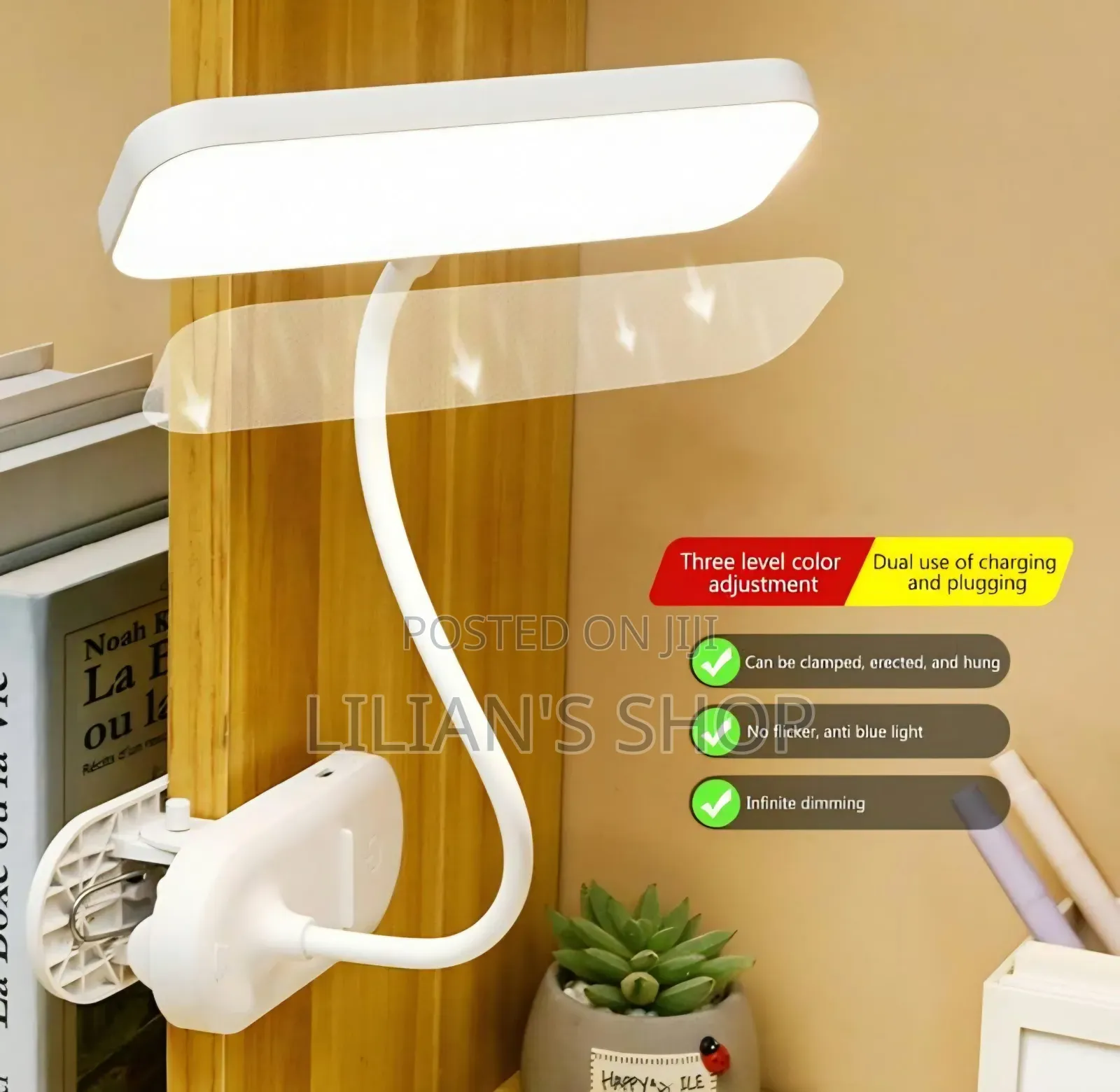 LED Desk Lamp With Clamp