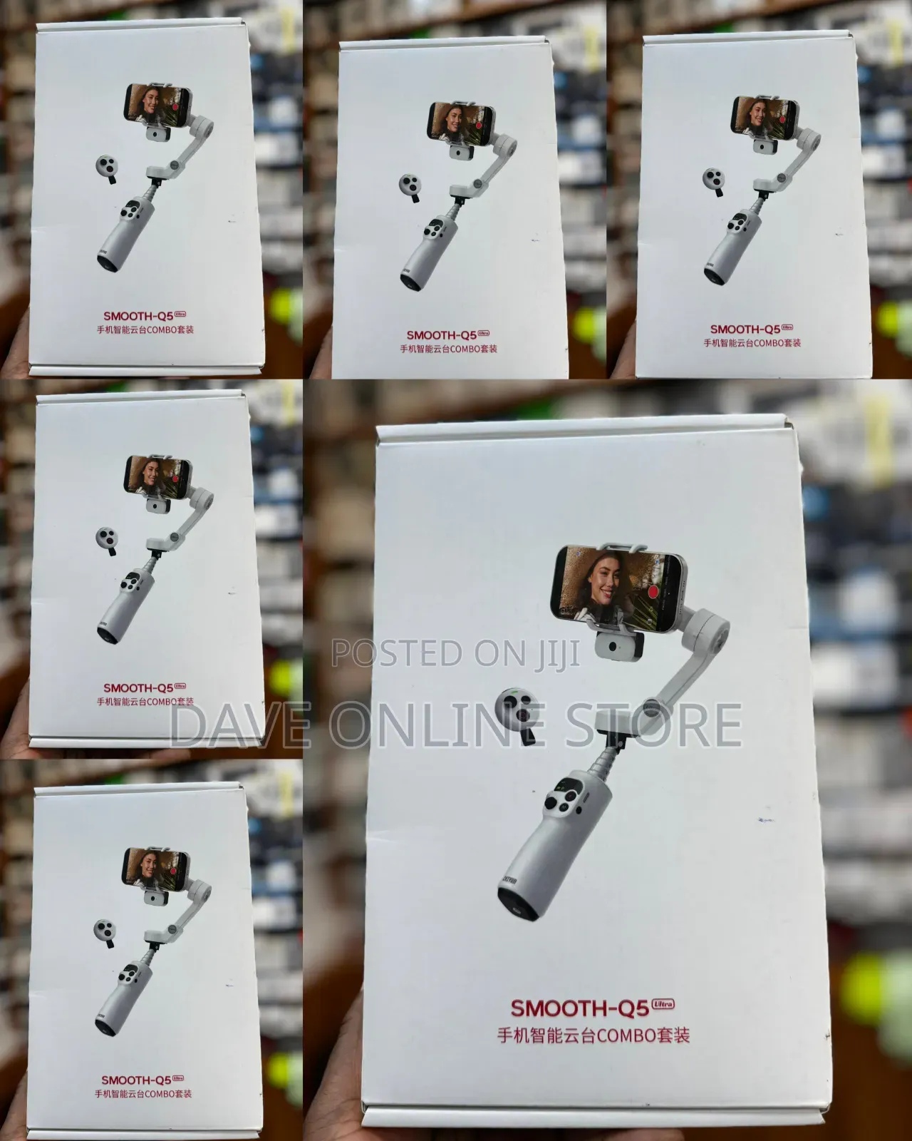 Zhiyun Smooth-Q5 Ultra Combo, a 3-Axis Smartphone Gimbal Stabilizer.