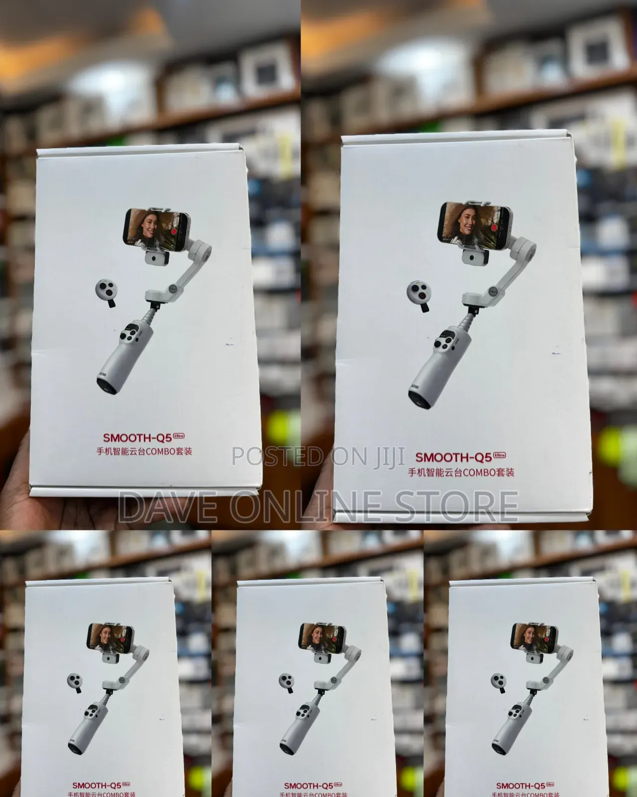 Zhiyun Smooth-Q5 Ultra Combo, a 3-Axis Smartphone Gimbal Stabilizer.