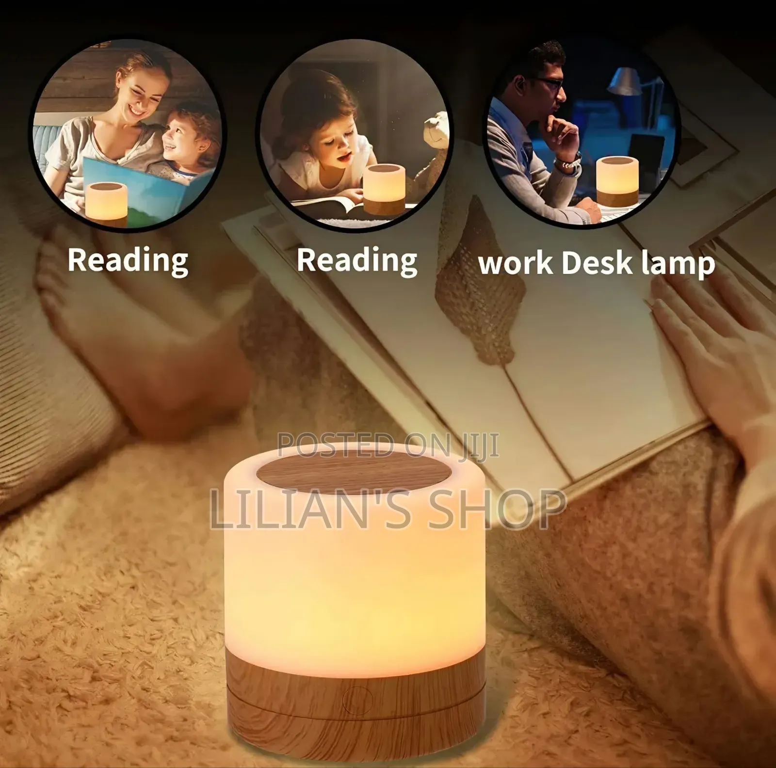 Touch Dimmable Night Light With Remote Control