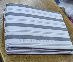 Stripped 6*6 Cotton Bedsheets