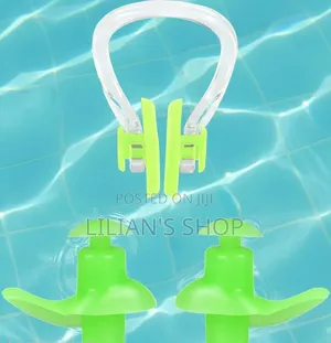 Reusable Swimming Ear Plugs With Nose Clip for Adults & Kids