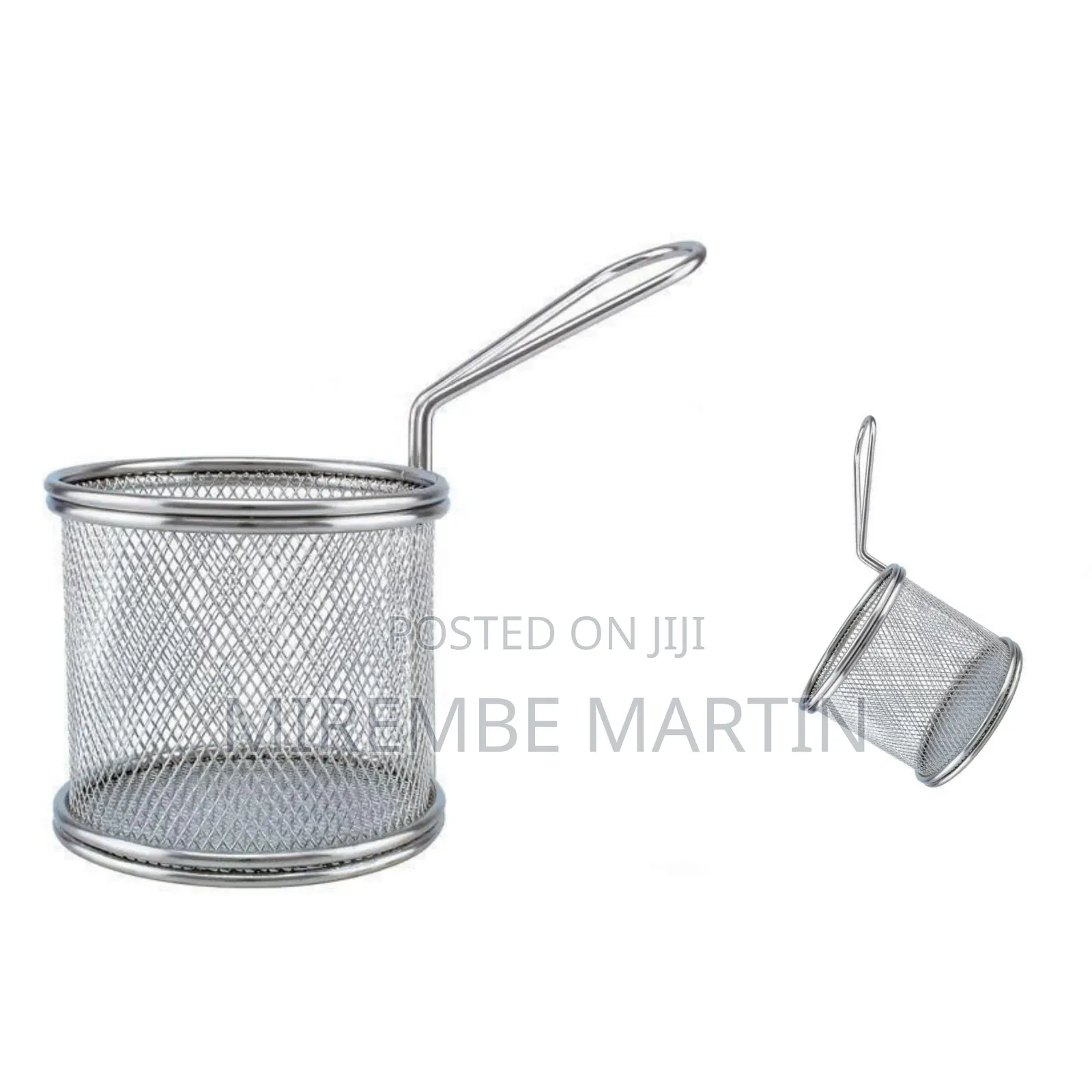 Professional Mini Stainles Steel Frying and Serving Basket (Set of 6)
