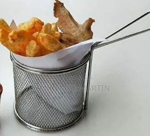 Professional Mini Stainles Steel Frying and Serving Basket (Set of 6)