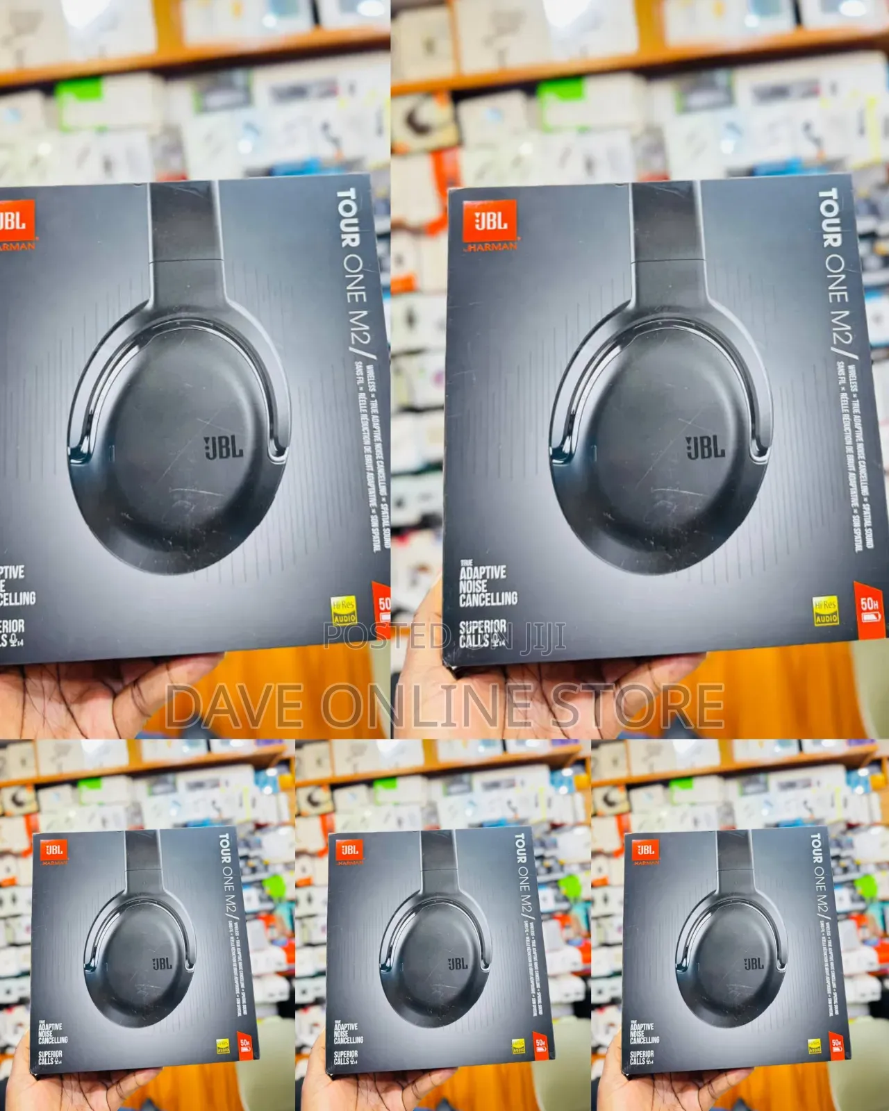 JBL Tour One M2 Wireless Over-Ear Headphones.