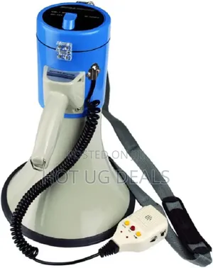 Professional 50W Handheld Megaphone With Detachable Microphone & Siren
