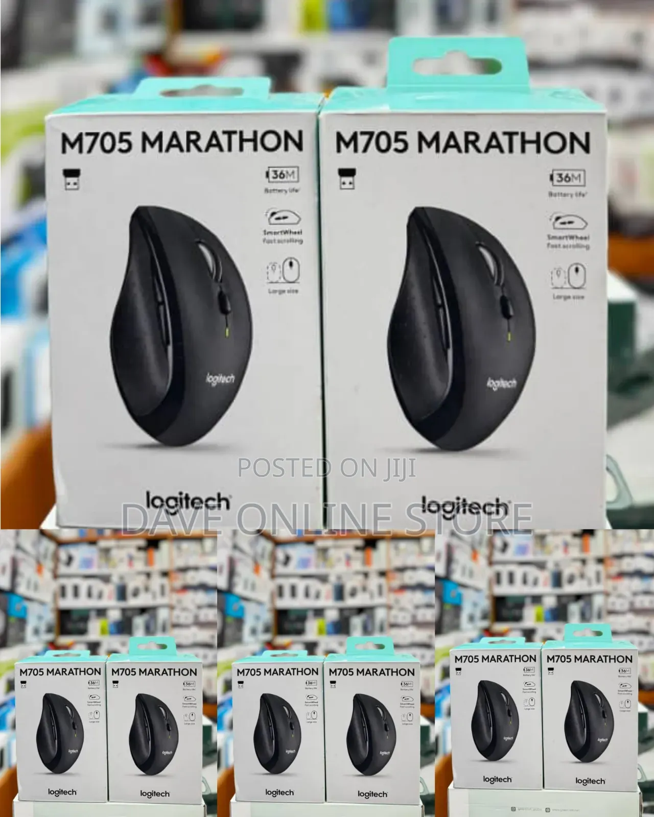 Logitech M705 Marathon Wireless Mouse