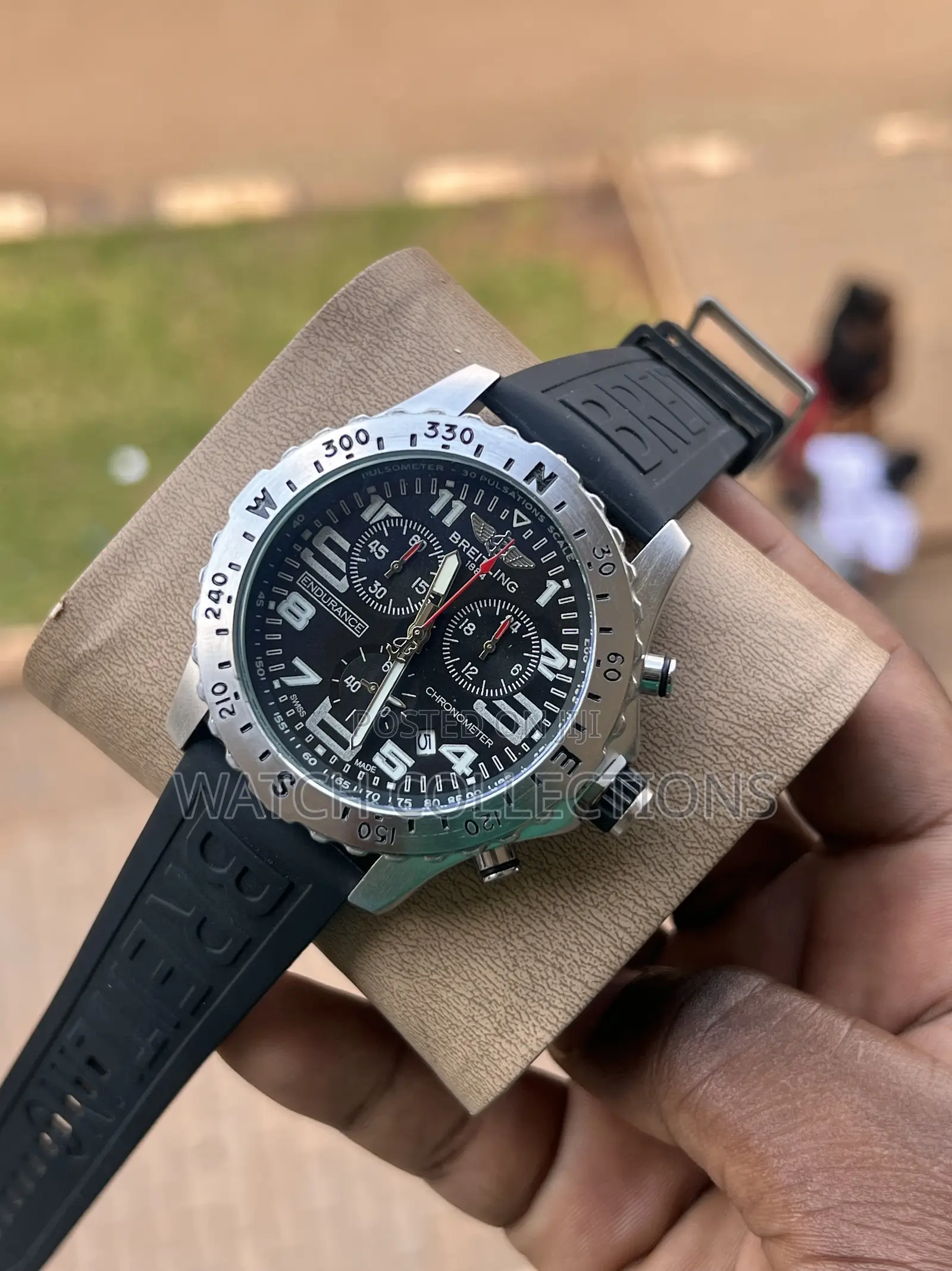 Hard Rubber Strap Watches
