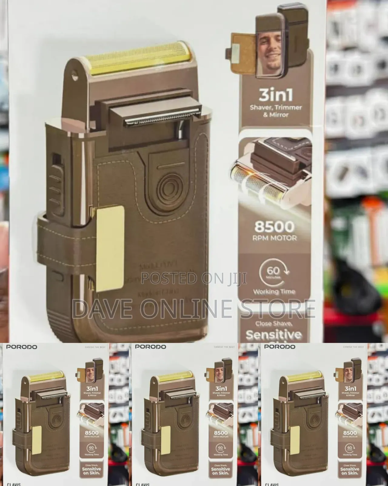 Porodo Clavis Multi-Functional Shaver Kit