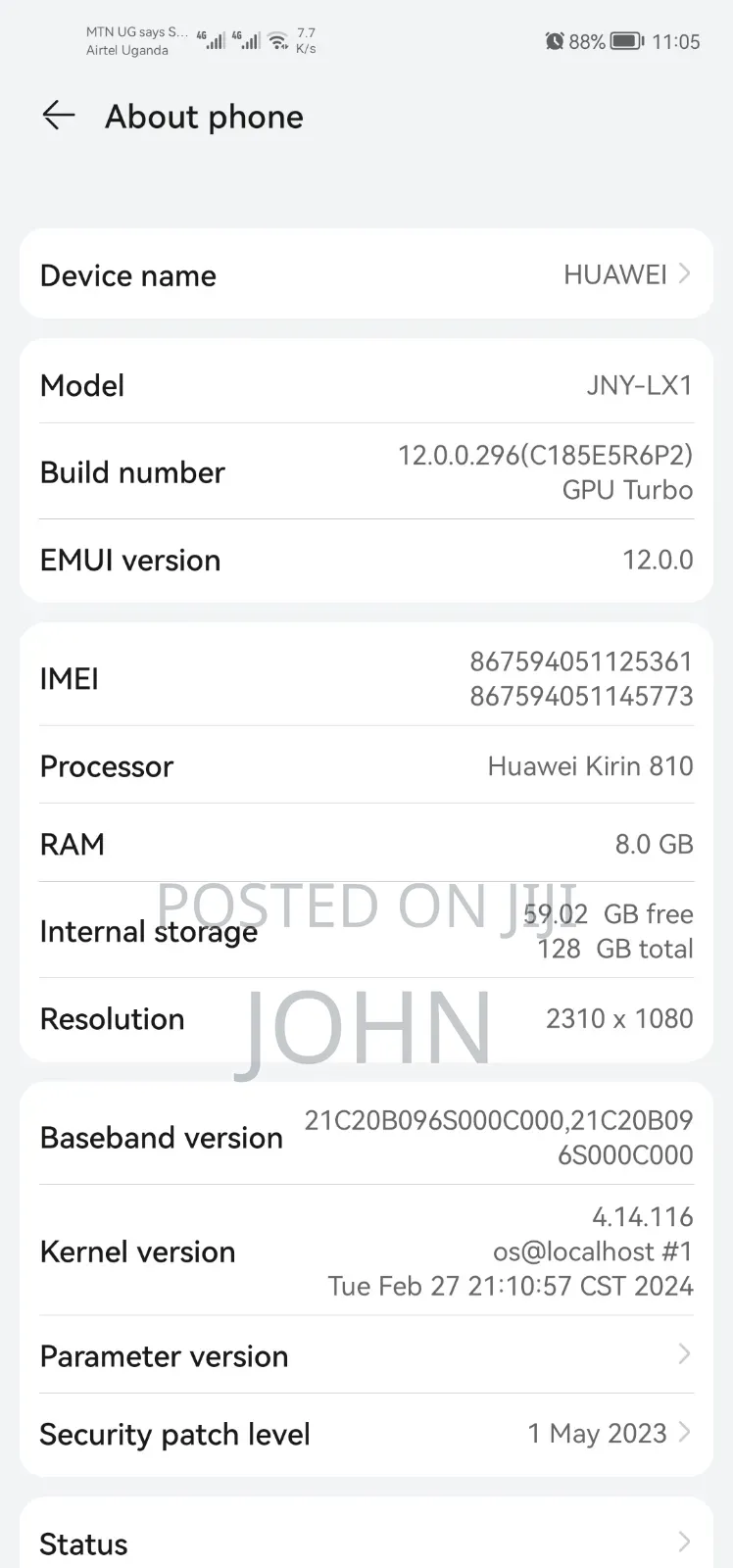 Huawei P30 Lite 128 GB Green