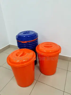 Solid 60litres Plastic Dust Bins Plastic Dust Bin