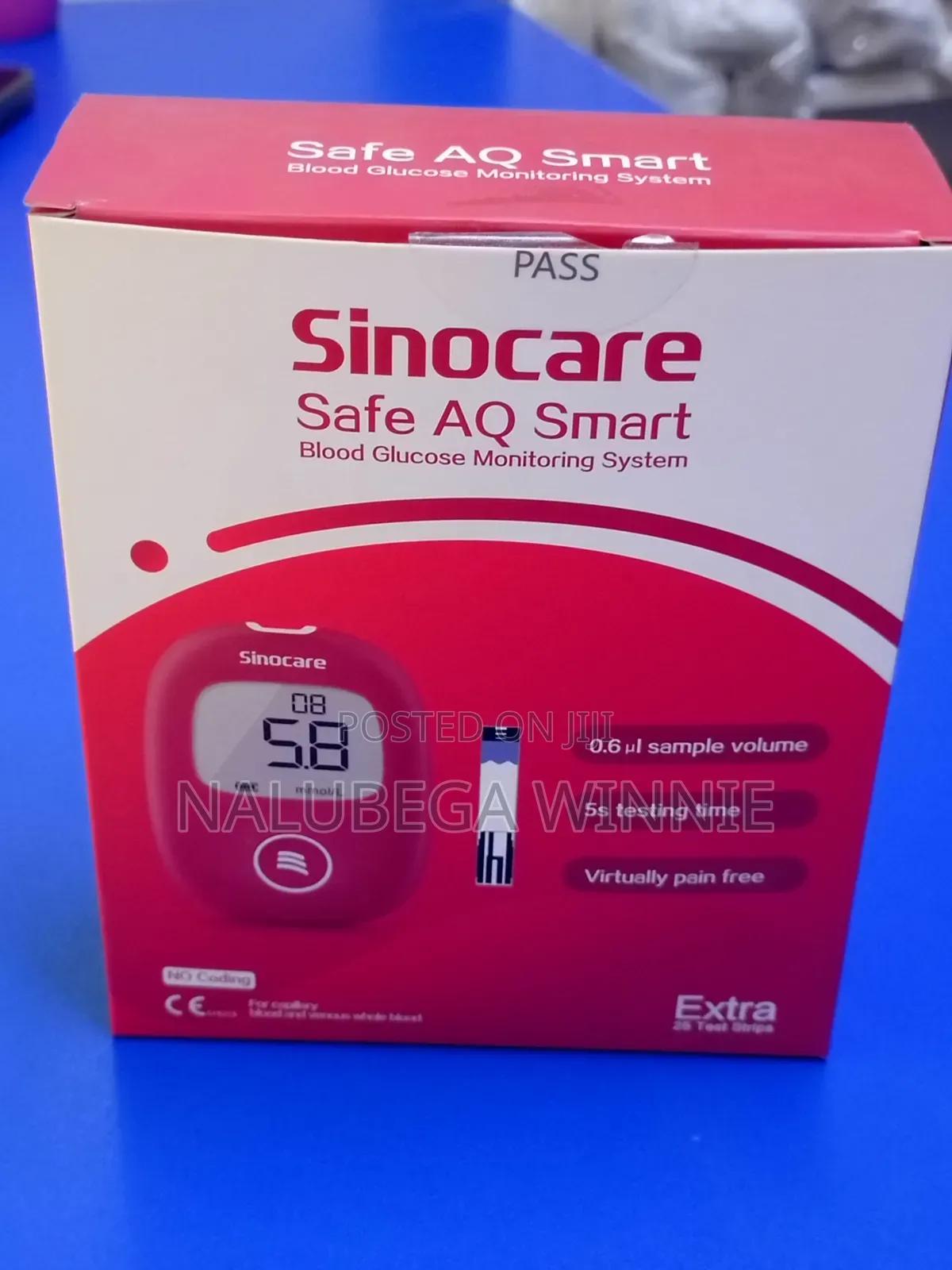 Sinocare Glucometer Machine