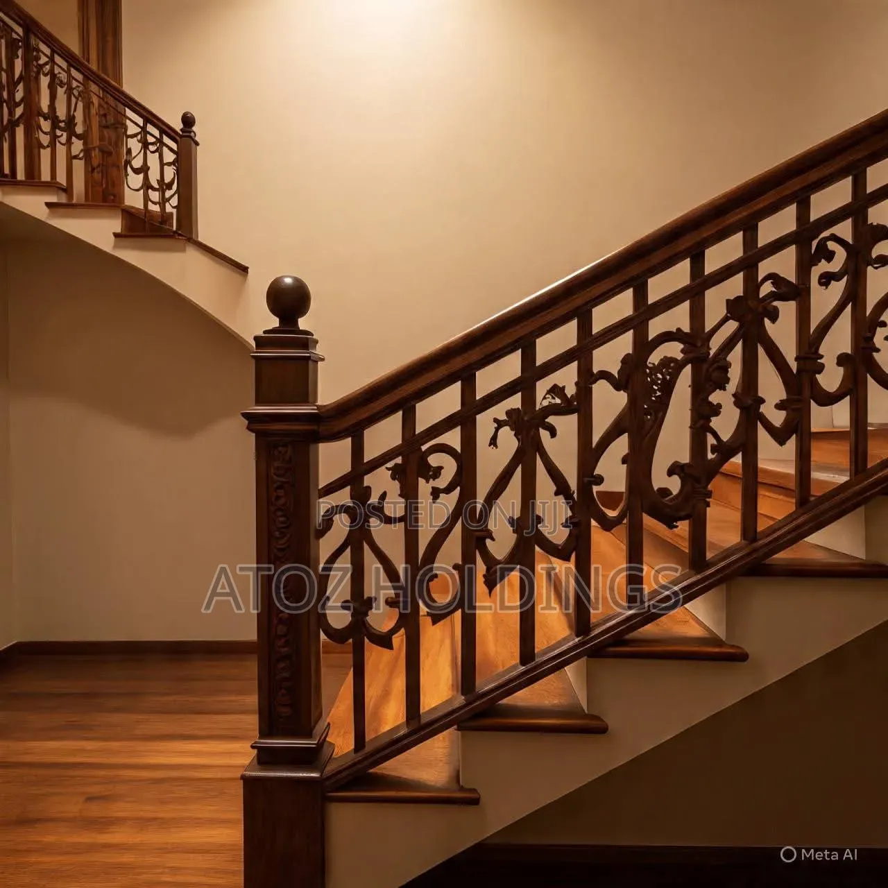 Wooden Stairs Hand Rails Supply, Installation & Fitting Services