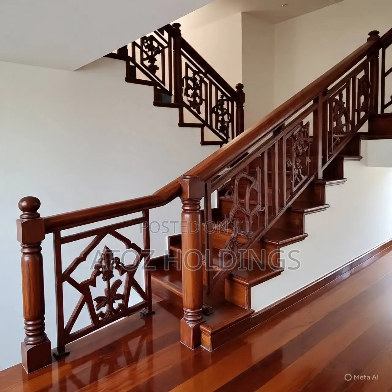 Wooden Stairs Hand Rails Supply, Installation & Fitting Services