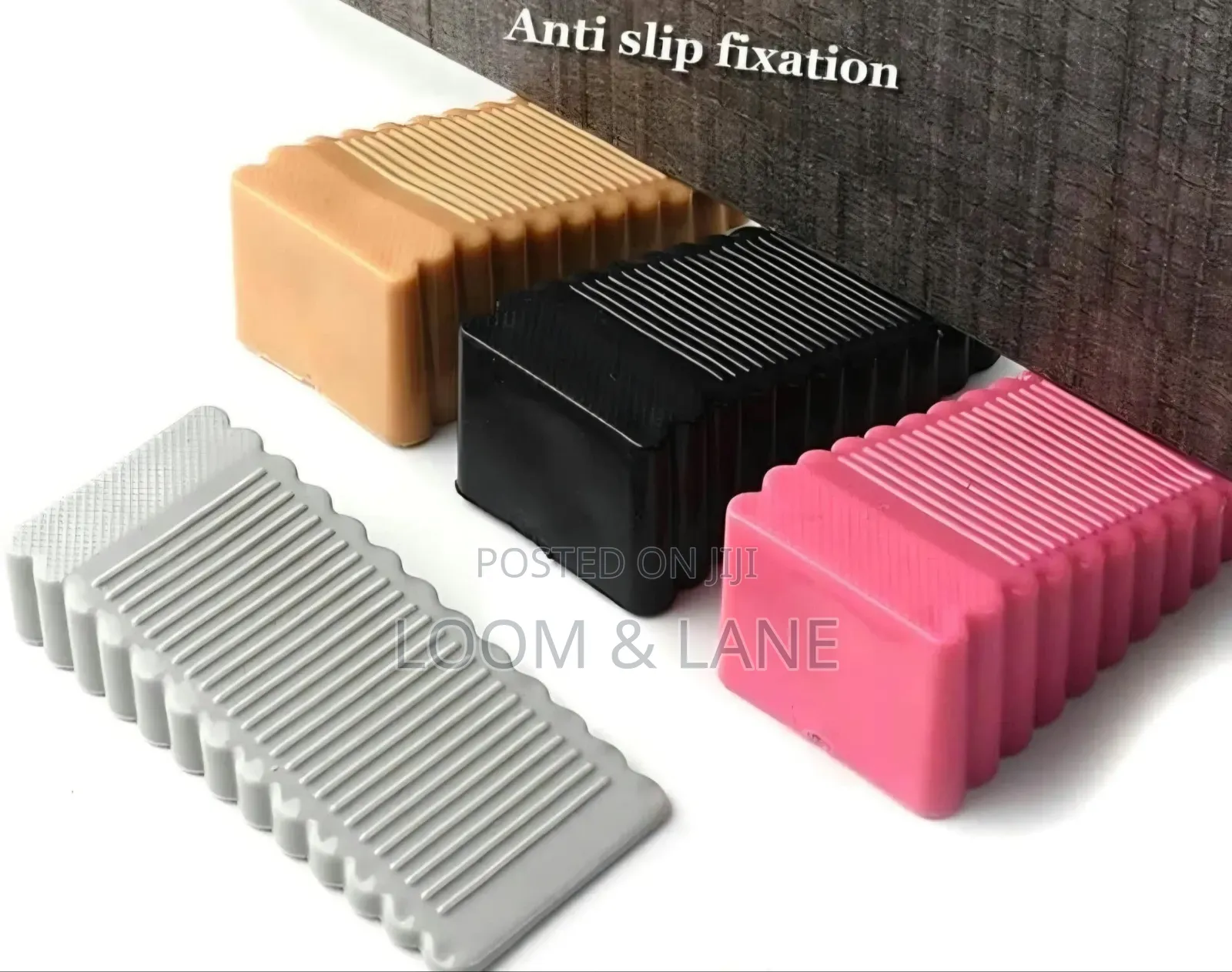 1Pcs Pink Silicone Door Stopper