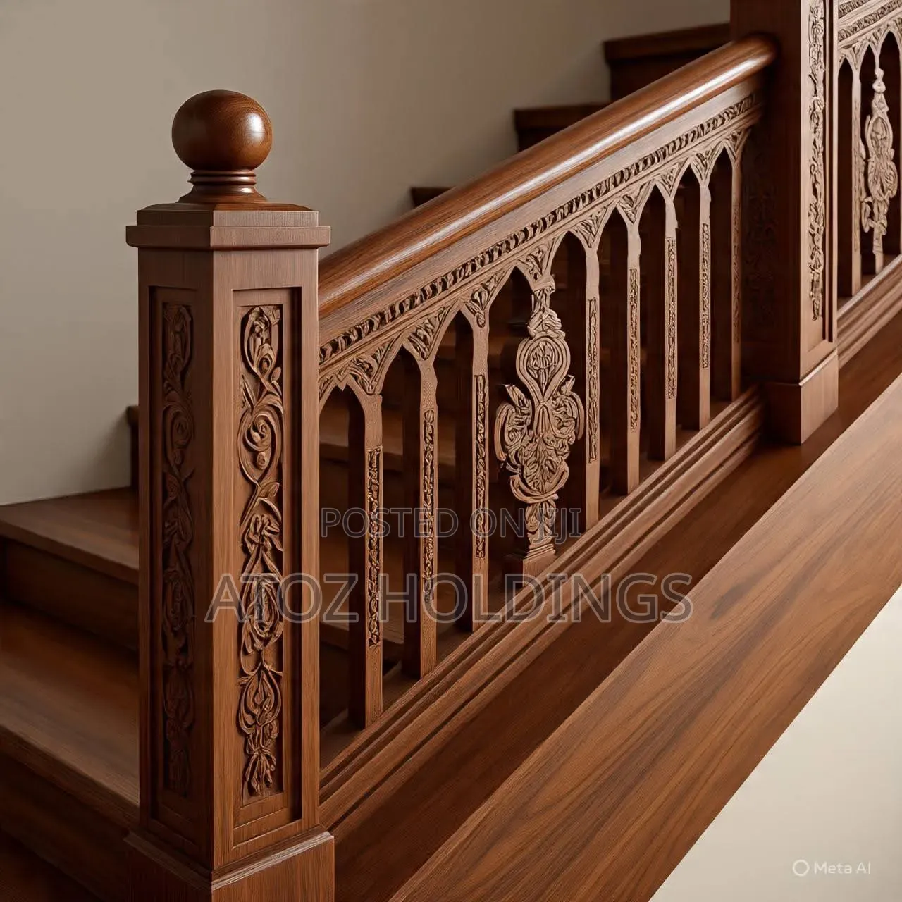 Wooden Stairs/Heavy Duty Wooden Stairs Construction Setup/Installation