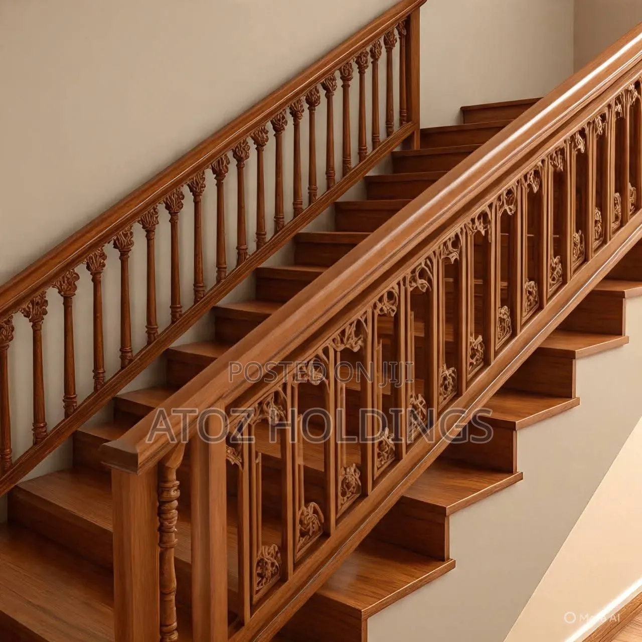 Wooden Stairs/Heavy Duty Wooden Stairs Construction Setup/Installation