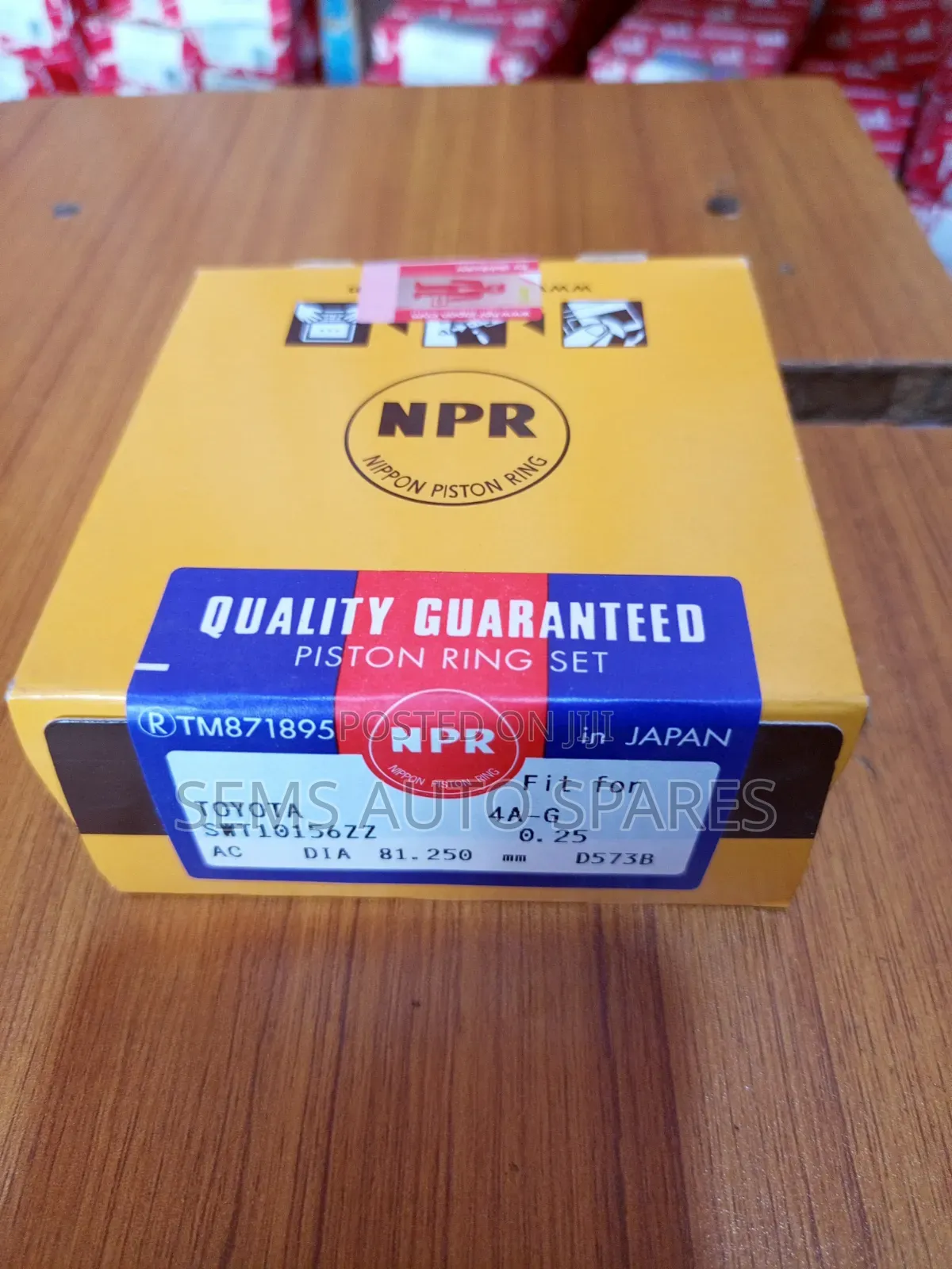 Piston Rings 7A 4a-G 0.25 Premio