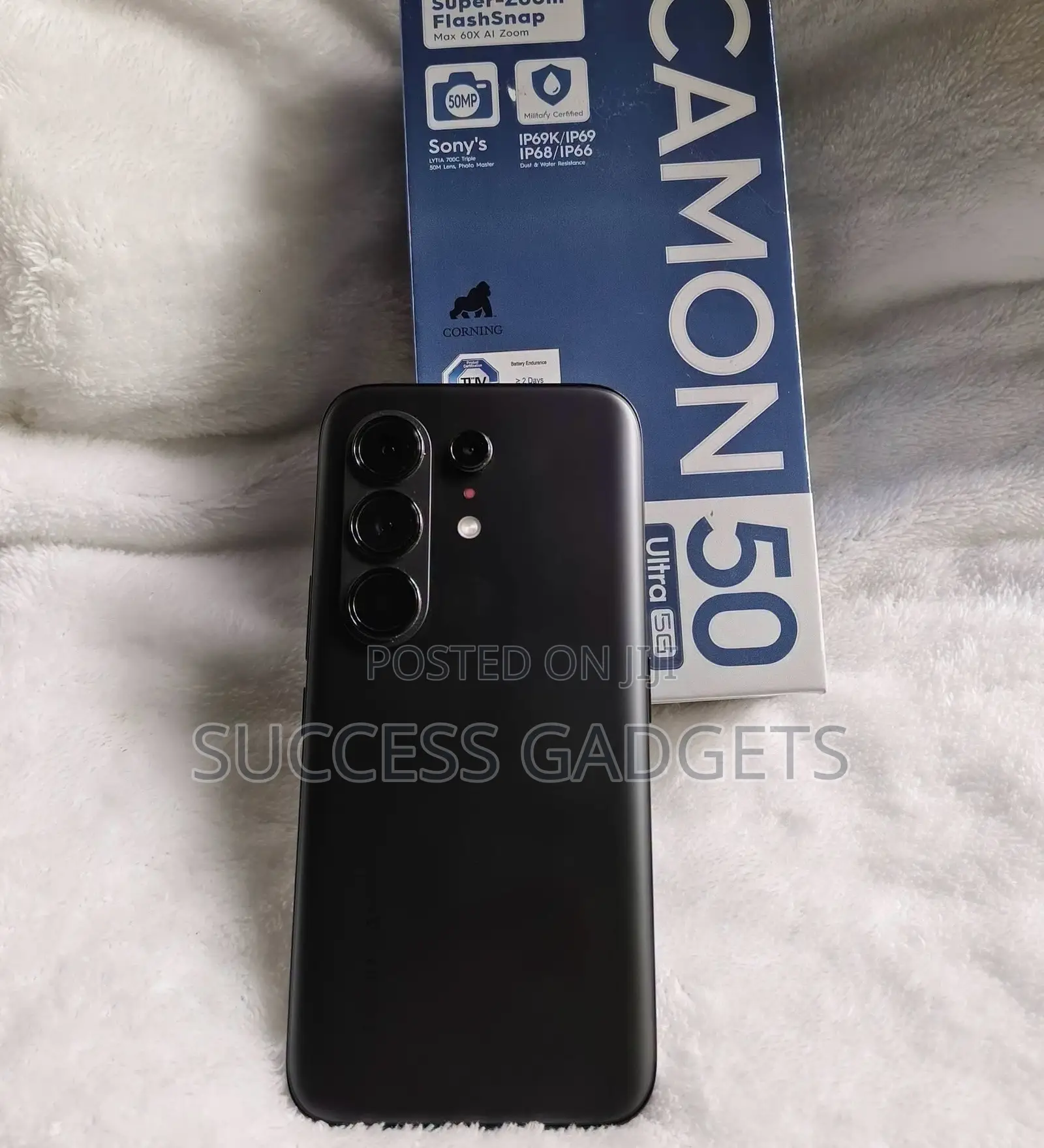 New Tecno Camon 50 Ultra 256 GB Black