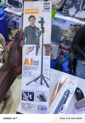 Plokama Auto-A7 AI Intelligent 360° Face Tracking Selfie Stick Tripod.
