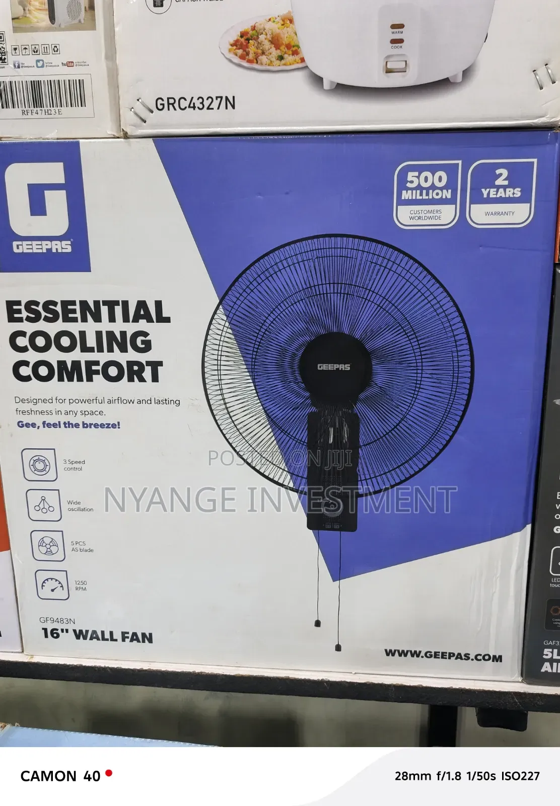 Geepas Wall Fan