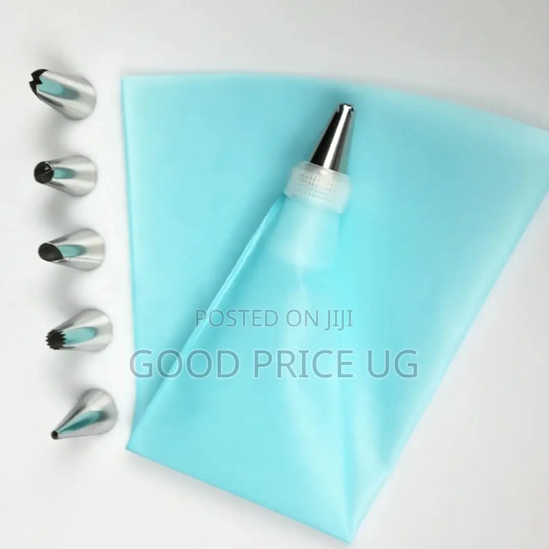 Reusable Silicone Pastry Piping Bag Kit