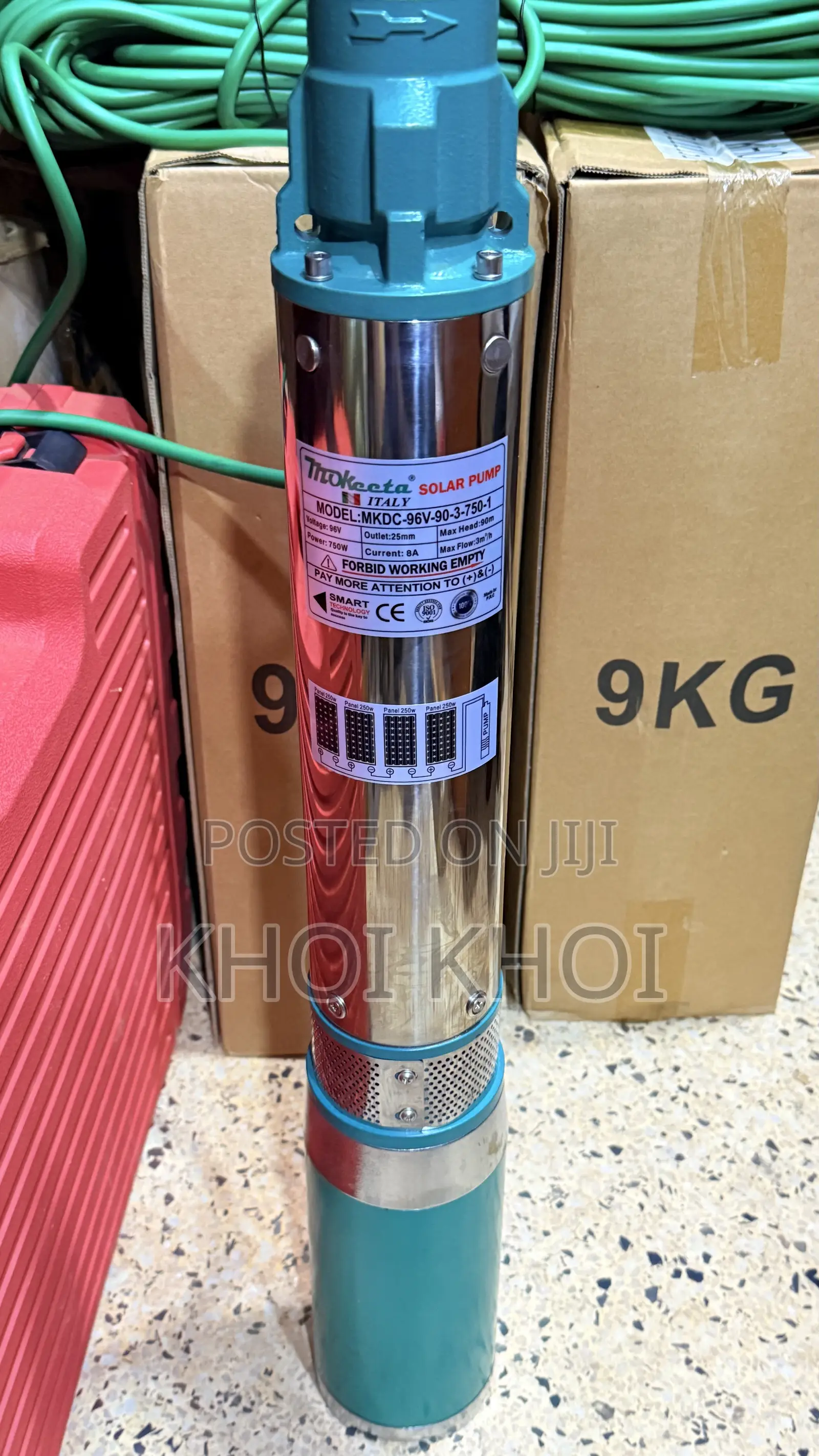 Solar Water Pump MOKEETA 90metres Italy