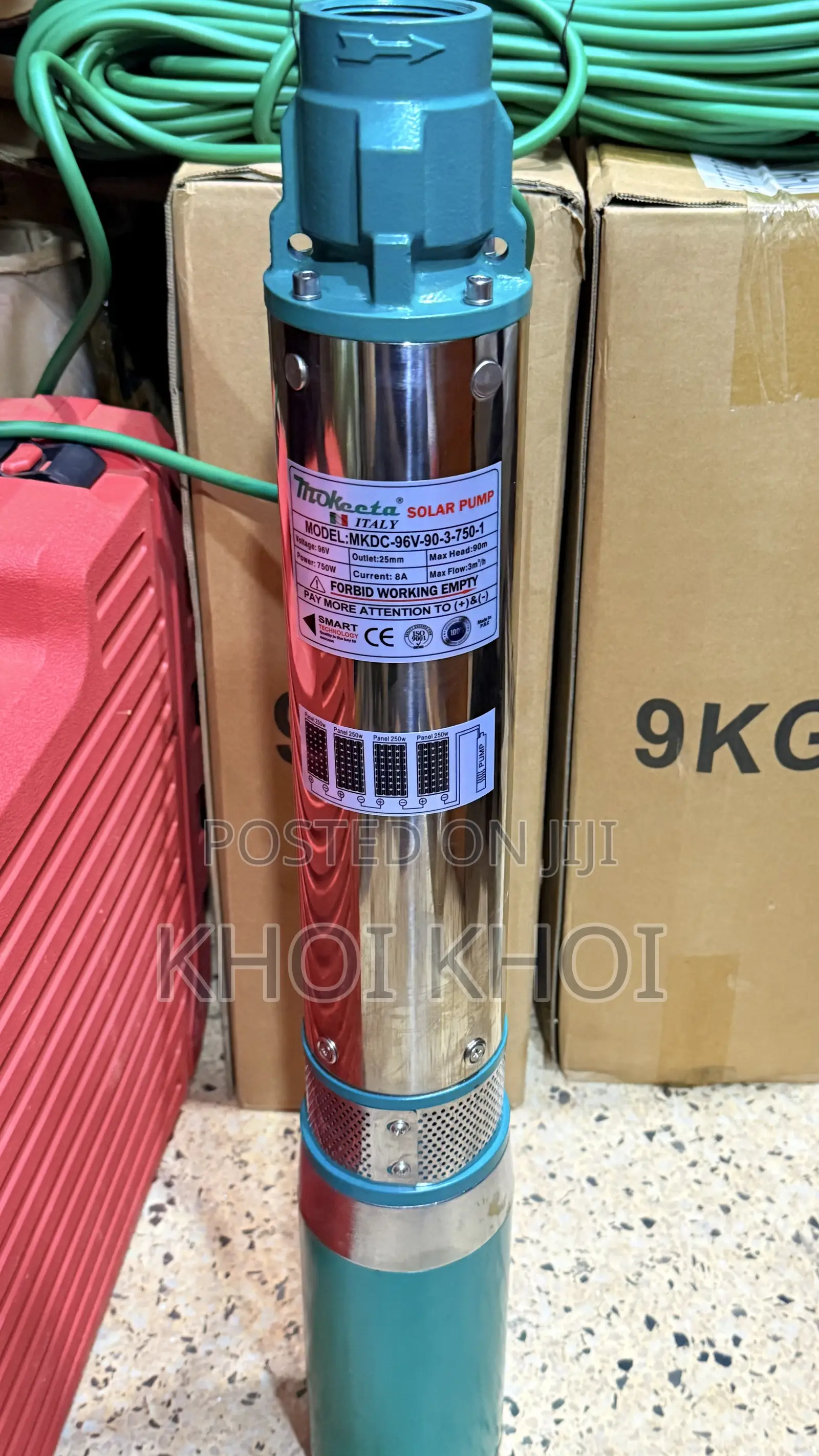 Solar Submersible Pump 90m 96v Italy